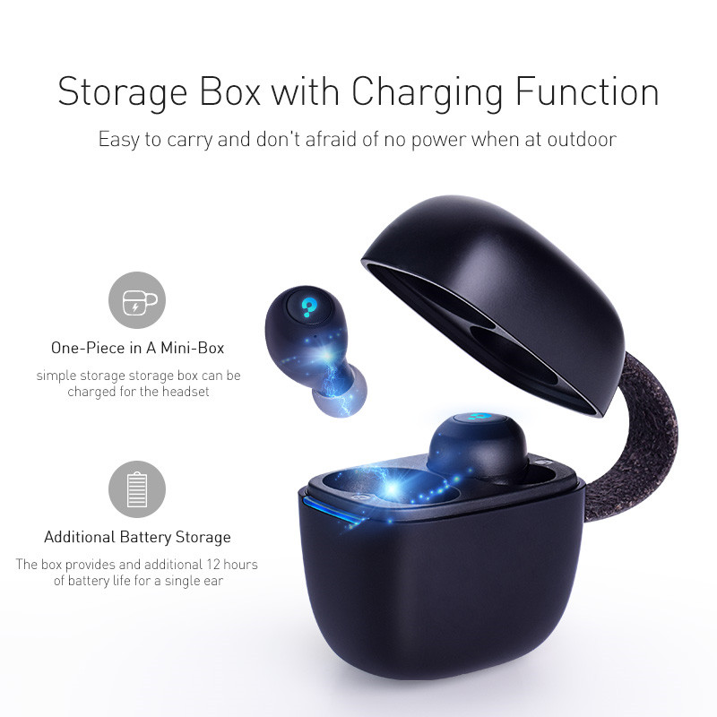 [Truly Wireless] Bluetooth 5.0 Earphone Stereo Surround Sound IPX5 Waterproof With Charging Case 14