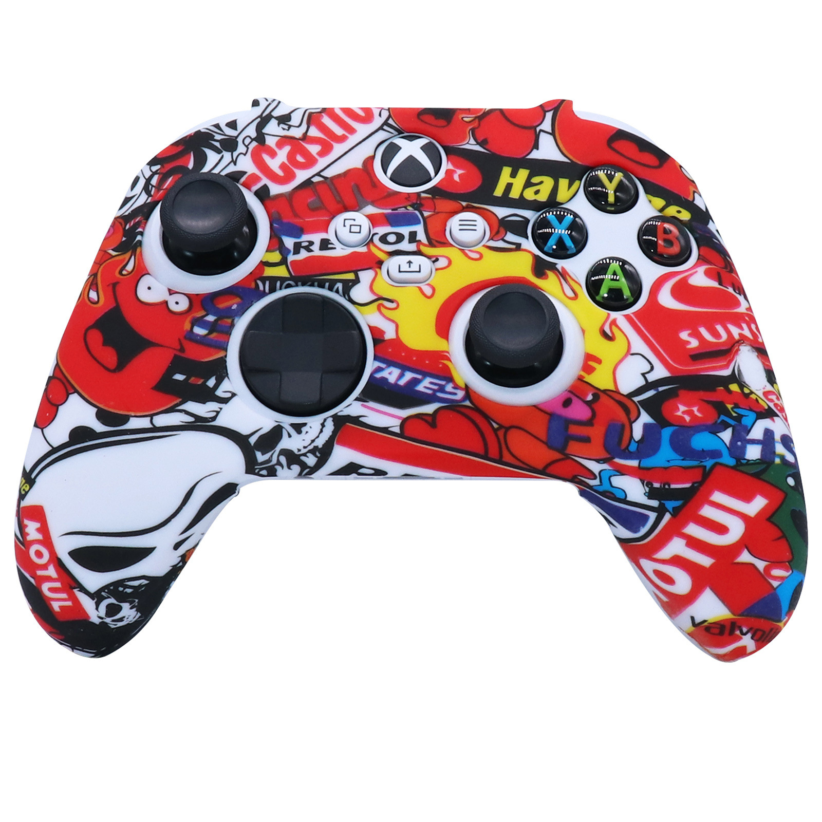 RALAN Anti-slip Soft Silicone Protective Case Cover Skins for Microsoft Xbox Series S X Game Controller Gamepad