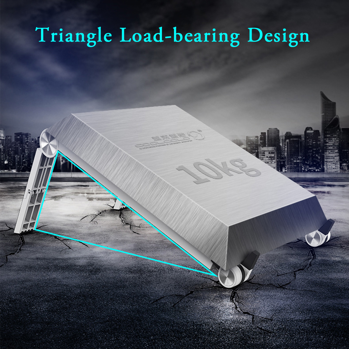 3 Level Adjustable Laptop Stand Holder Notebook Bracket Plastic Cooling Pad Game Notebook Lifting Base for 17 inch Notebook