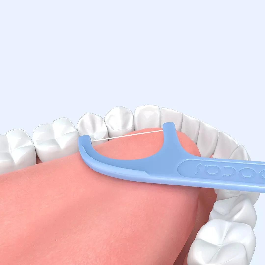 SOOCAS 300Pcs Professional Dental Floss with 6 Travel Handy Case Ergonomic Design Testing Food Grade
