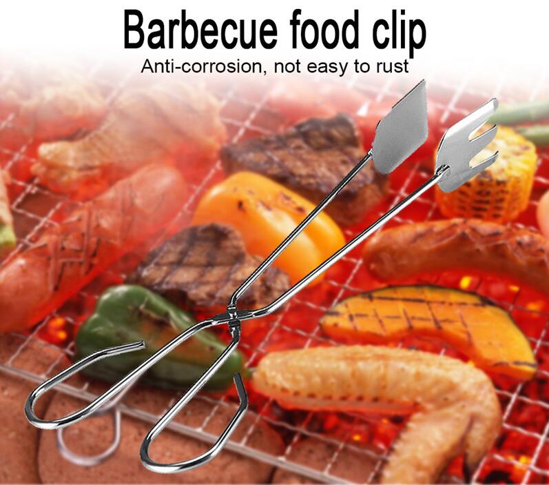 IPRee®  Outdoor 55cm Carbon Clip Charcoal Sandwich Bread Barbecue Clip Picnic Baking Tools 