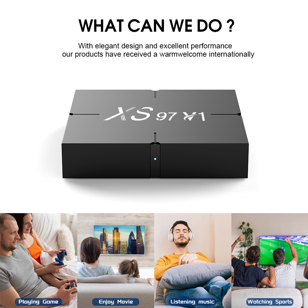XS97V1 Android 11 System Dual-band WIFI Bluetooth 5.0 2+16G TV Box Set-Top Box
