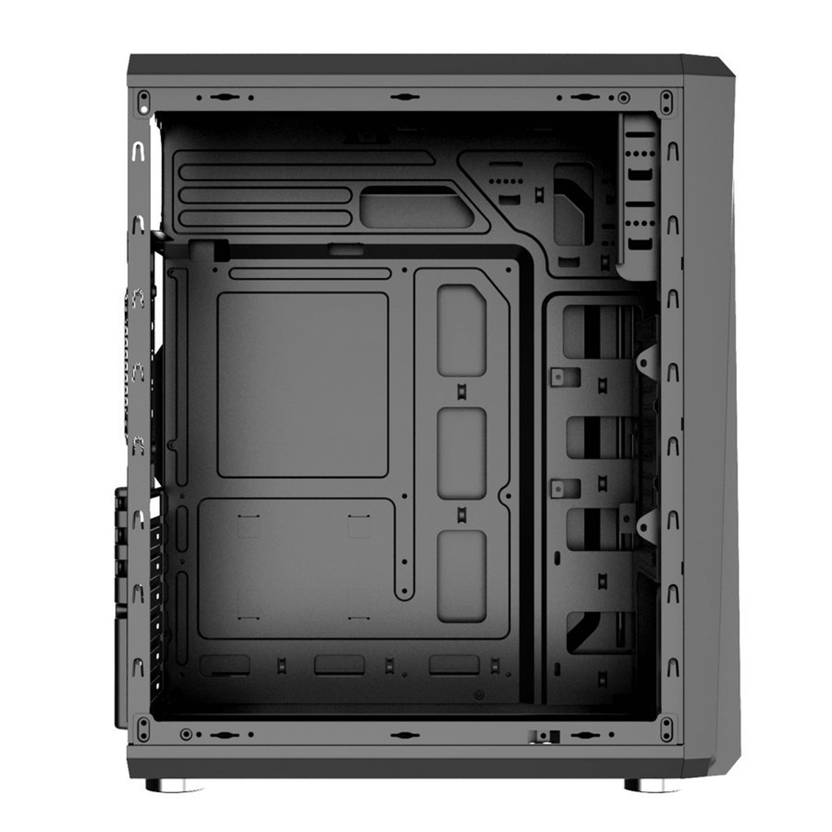 Transparent Side Panel ATX PC Case Desktop Computer Case for ATX Micro