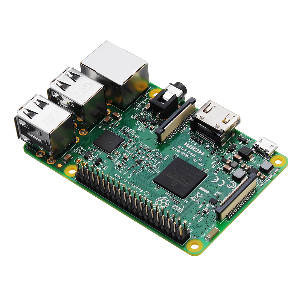 Raspberry Pi 3 Model B ARM Cortex-A53 CPU 1.2GHz 64-Bit Quad-Core 1GB RAM 10 Times B+ 79