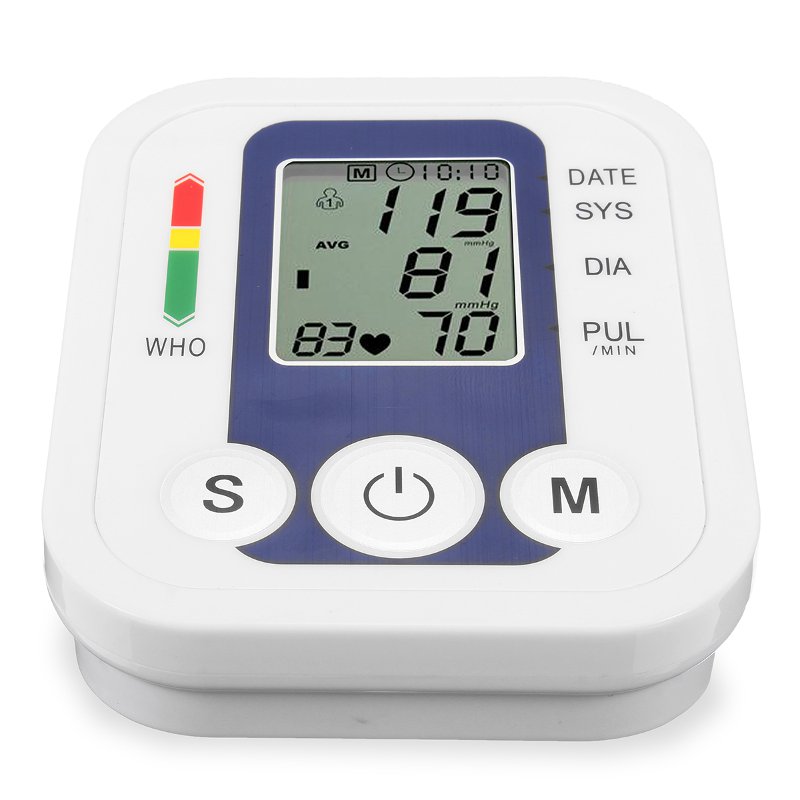 

LCD Digital Arm Blood Pressure Pulse Monitor Health Care Upper Sphygmomanometer