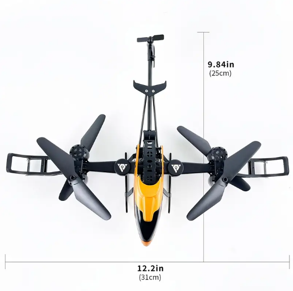 LH-X69S 2.4G 4CH 6-Axis Gyro 4K WiFi Camera Altitude Hold Foldable RC Helicopter RTF