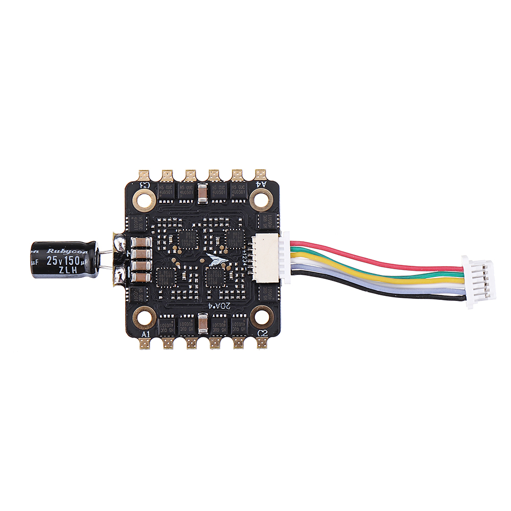 Eachine Wizard X140HV 140mm FPV Racing Drone Frame Spare Part 20A Blheli_S 2-6S DSHOT600 Brushless ESC with 25v150uf Capacitance - Photo: 4