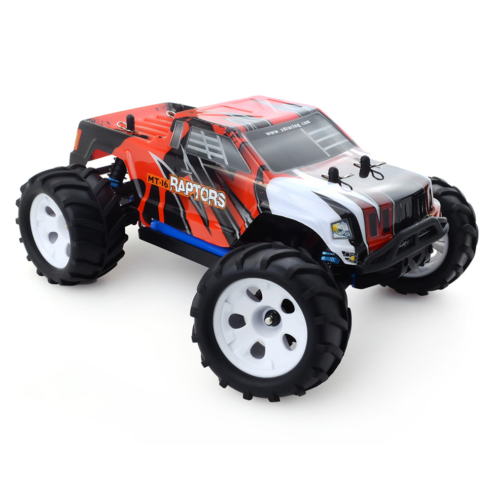 ZD Racing MT-16 1/16 2.4G 4WD 40km/h Brushless Rc Car Monster Off-road Truck RTR Toy - Photo: 2