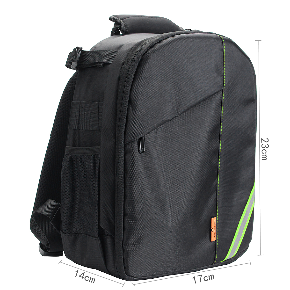 Waterproof Shoulder Bag Backpack Rucksack With Reflective Stripe For DSLR Camera 22