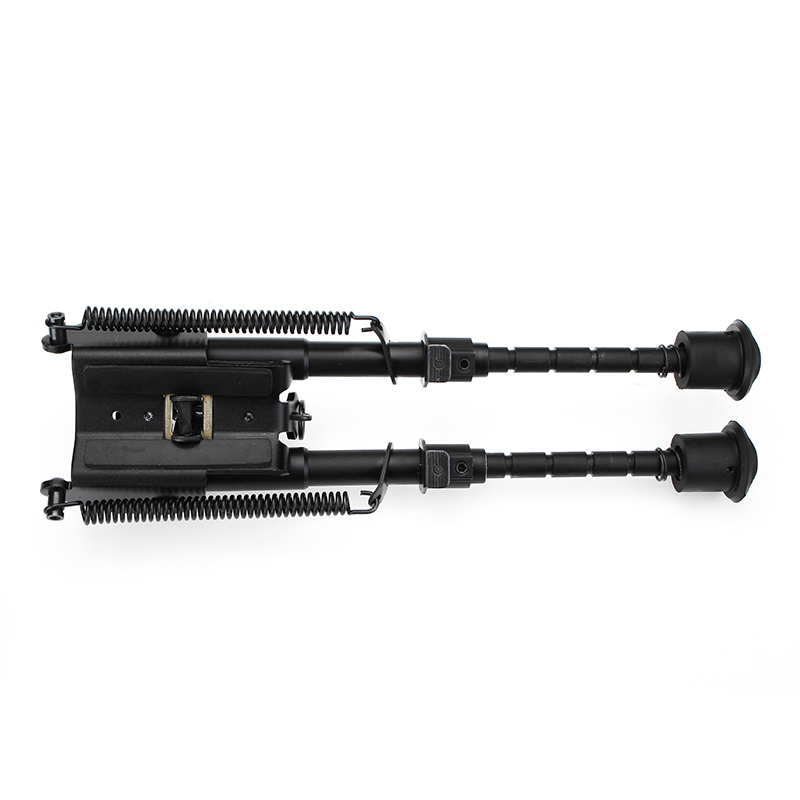 Adjustable Tactical Bipod 6-9 inches Spring Loaded Sling Swivel Notch Leg Stud Mount 57