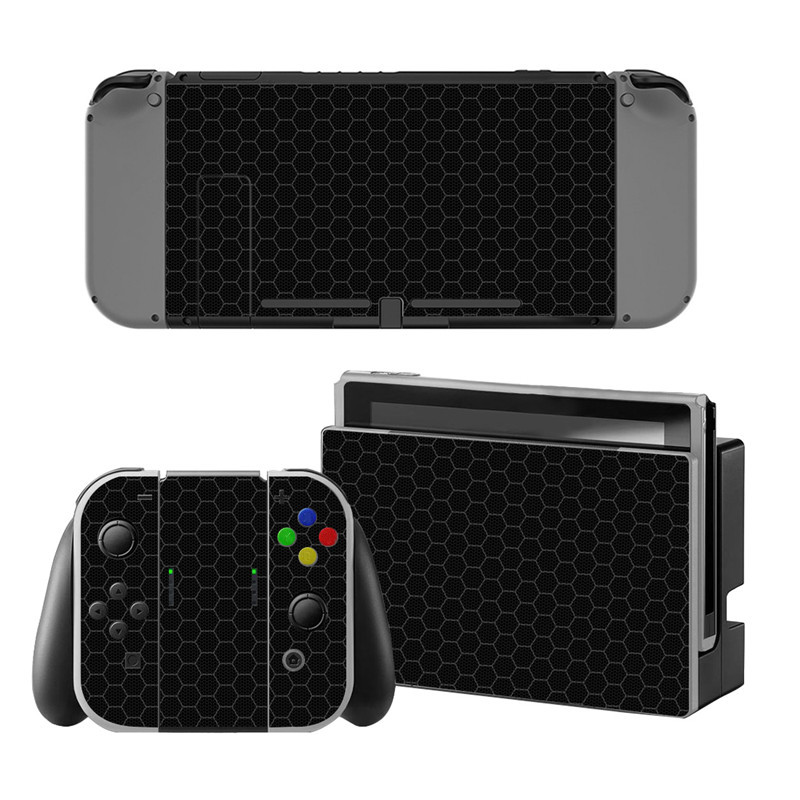 ZY-Switch-0046-50 Decal Skin Sticker Dust Protector for Nintendo Switch Game Console 11