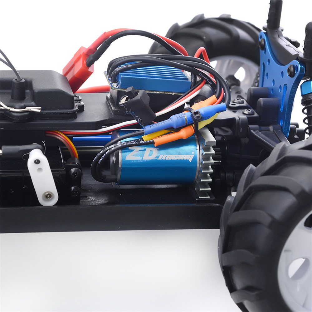 ZD Racing MT-16 1/16 2.4G 4WD 40km/h Brushless Rc Car Monster Off-road Truck RTR Toy - Photo: 11