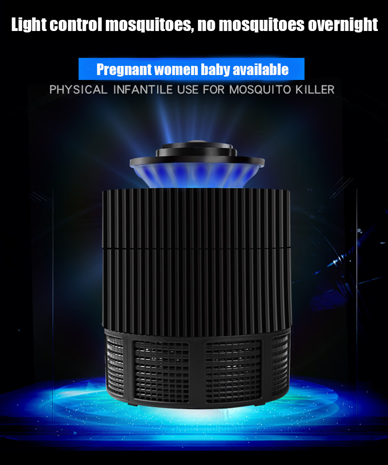 5W LED Mosquito Killer Lamp USB Insect Killer Lamp Bulb Non-Radiative Pest Mosquito Trap Light For Camping 15