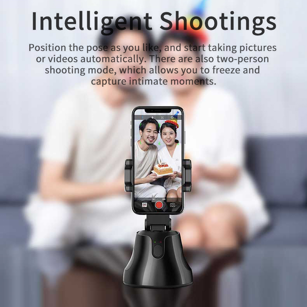 Bakeey BT004 bluetooth Auto Smart Shooting Selfie Stick AI-composition Object Auto Face Tracking Intelligent Follow Gimbal For iPhone XS 11Pro Huawei P30 P40 Pro S20 Note20
