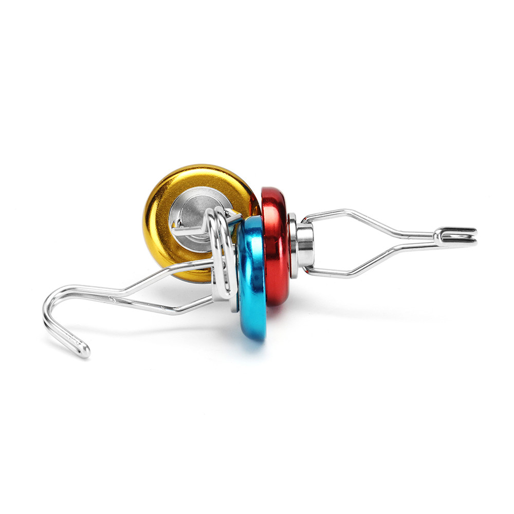 Effetool Red/Yellow/Blue 36mm 50KG Neodymium Magnet 360° Swing Rotating Hook Magnet