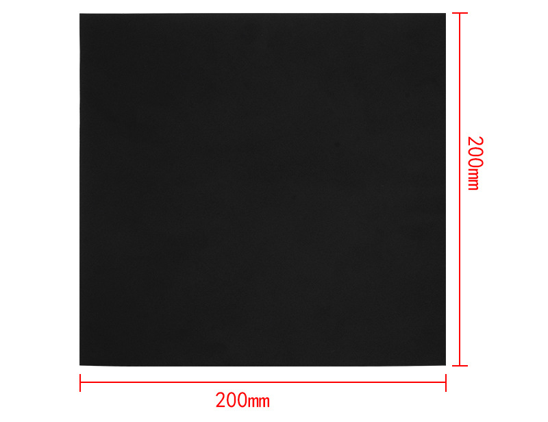 200*200mm Reuse Flexible Magnetic Platform Sticker For 3D Printer Heated Bed Hotbed 9