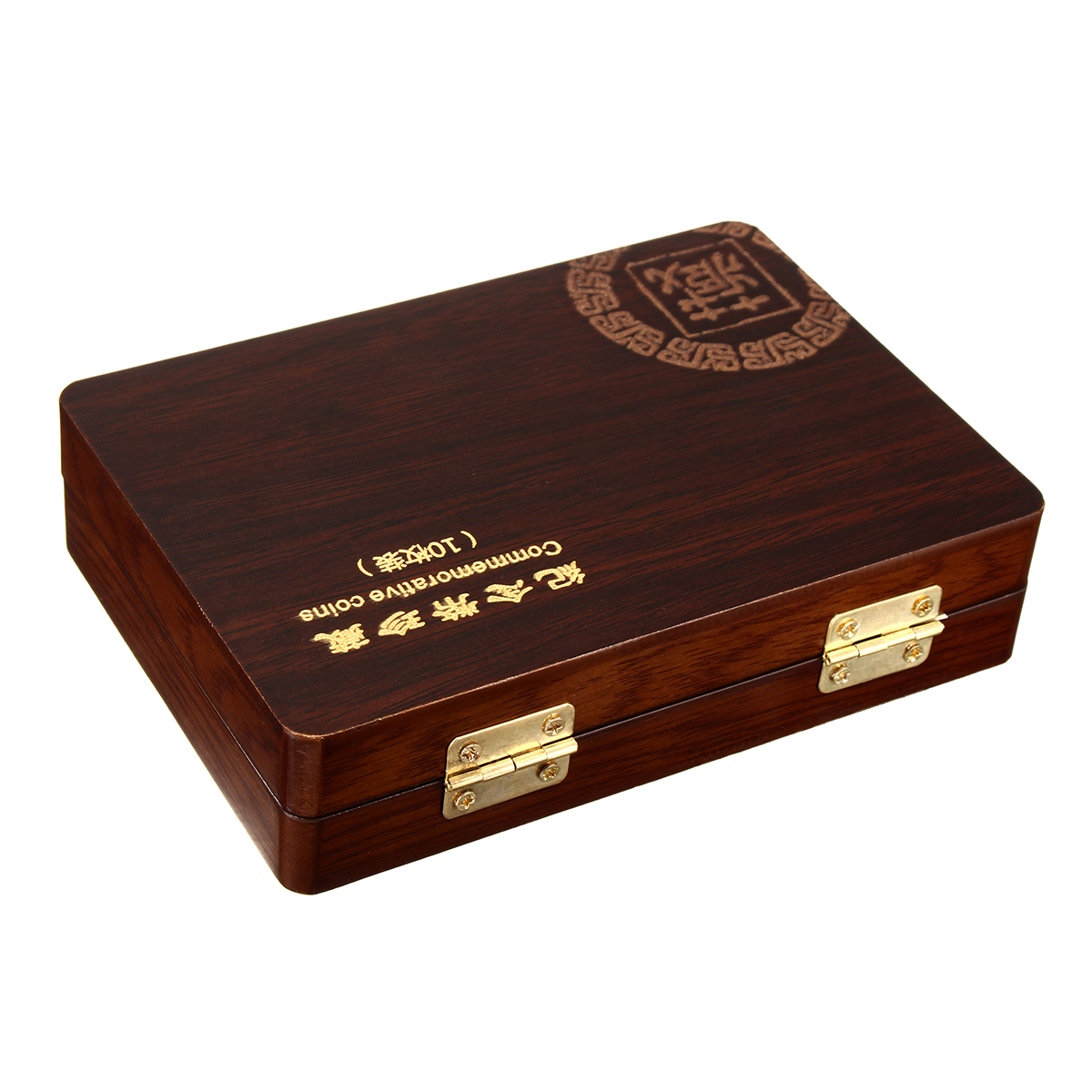 coin wood case adjustable display box wooden storage ...