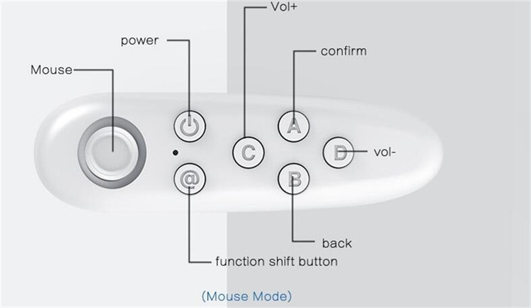 VR PARK Universal bluetooth Remote Controller Wireless Virtual Reality Gamepad Mouse Mini Joystick