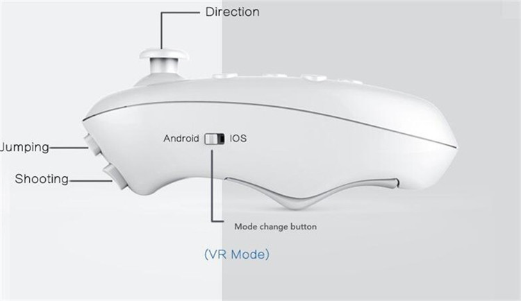 VR PARK Universal bluetooth Remote Controller Wireless Virtual Reality Gamepad Mouse Mini Joystick
