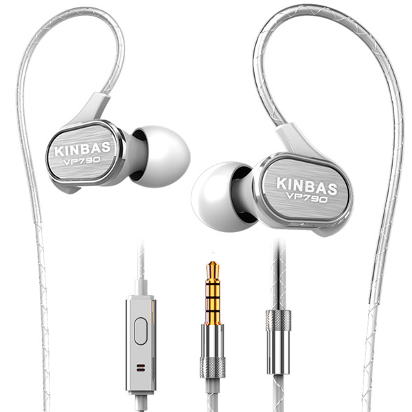 

KINBAS VP790 In-Ear Sport Уши Крюк Дистанционное Управление Наушник Наушники с микрофоном