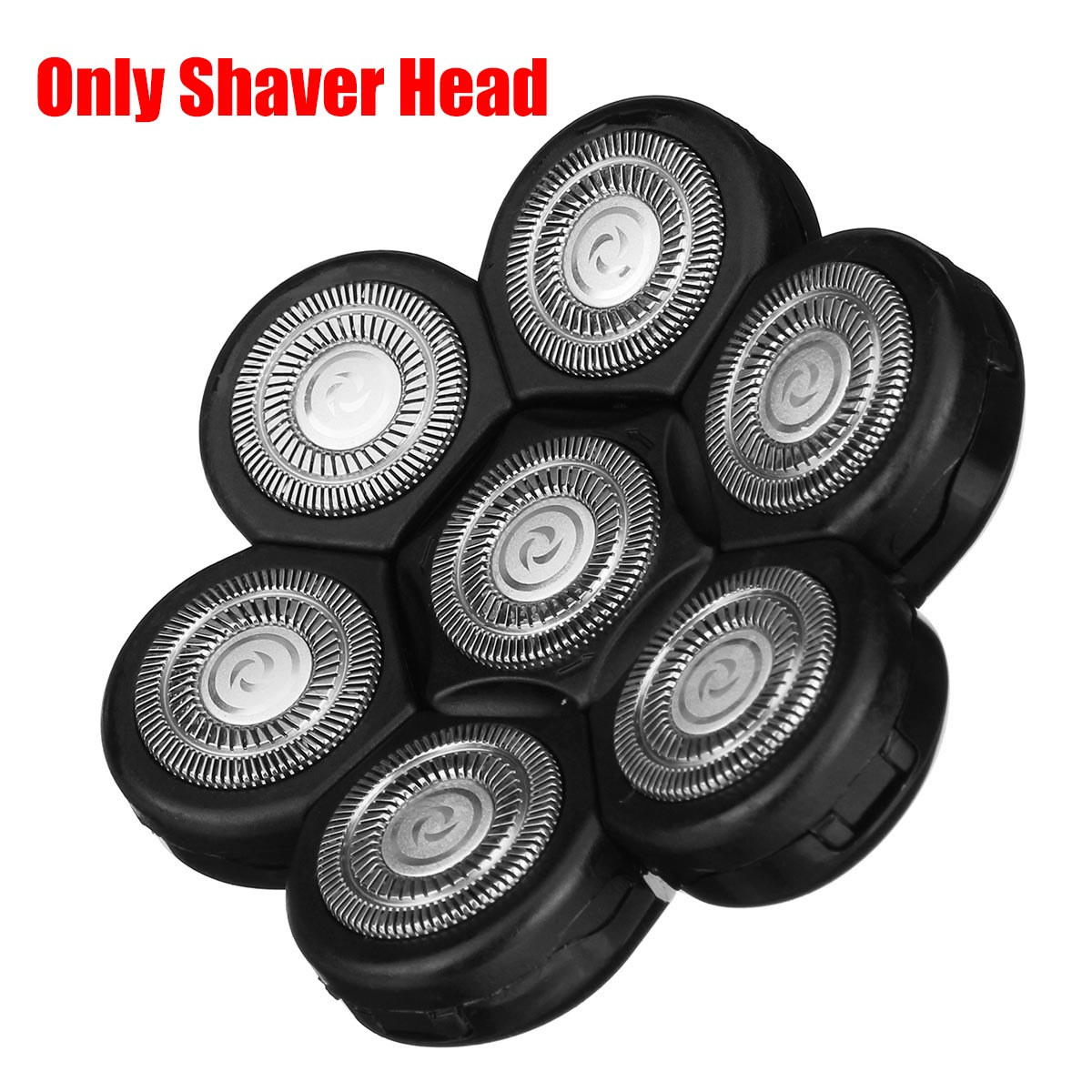 5In1 7D Electric Shaver Beard Razor USB Rechargeable Bald Head Shaver Sideburns Nose Hair Trimmer