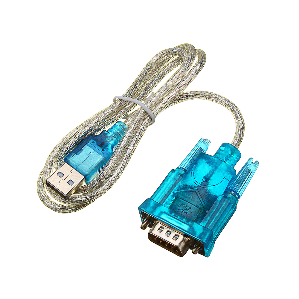 3Pcs Translucent USB To RS232 Serial 9 Pin Converter Cable Adapter 84
