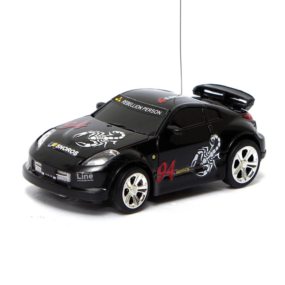 1/58 40MHZ 4CH Electric Mini RC Car w/ LED Light Radio Remote Control Racing Toys Model