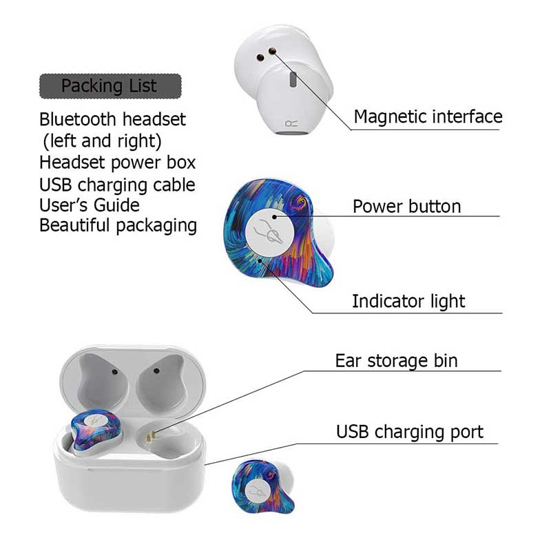 [Bluetooth 5.0] Sabbat X12 Pro TWS Bluetooth Earphone Dual Mic Headphones with Charging Box 49