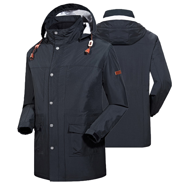 

LAYNOS 2 In 1 Outdoor Skiing Climbing Waterproof Thick Jacket Winter Coat