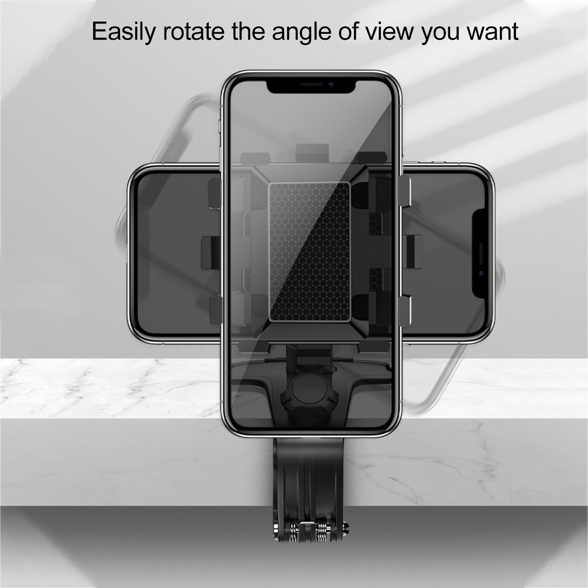 360°Rotation Car Mobile Phone Holder Car Sun Visor Dashboard Mobile Phone Holder