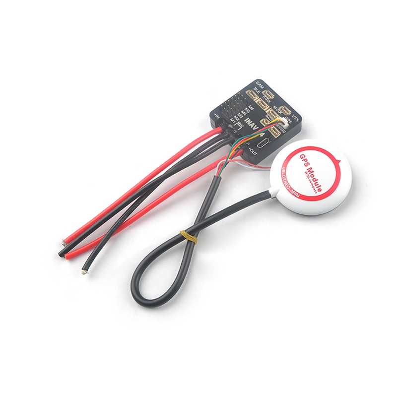 Inav F4 Flight Controller Standard/Deluxe Version Integrated OSD Buzzer W/Without M8N GPS Airspeed - Photo: 4