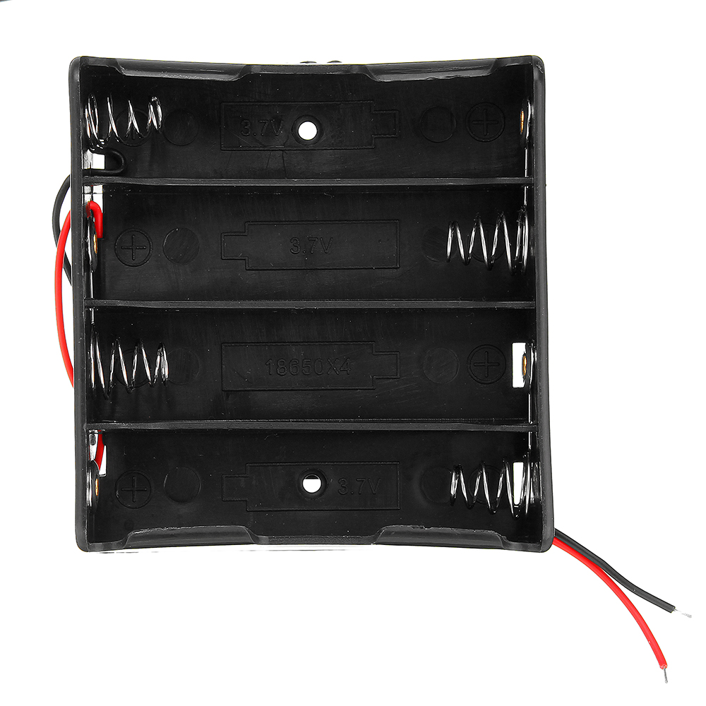 5pcs Plastic Battery Storage Case Box Battery Holder For 4 x 18650 Battery 8