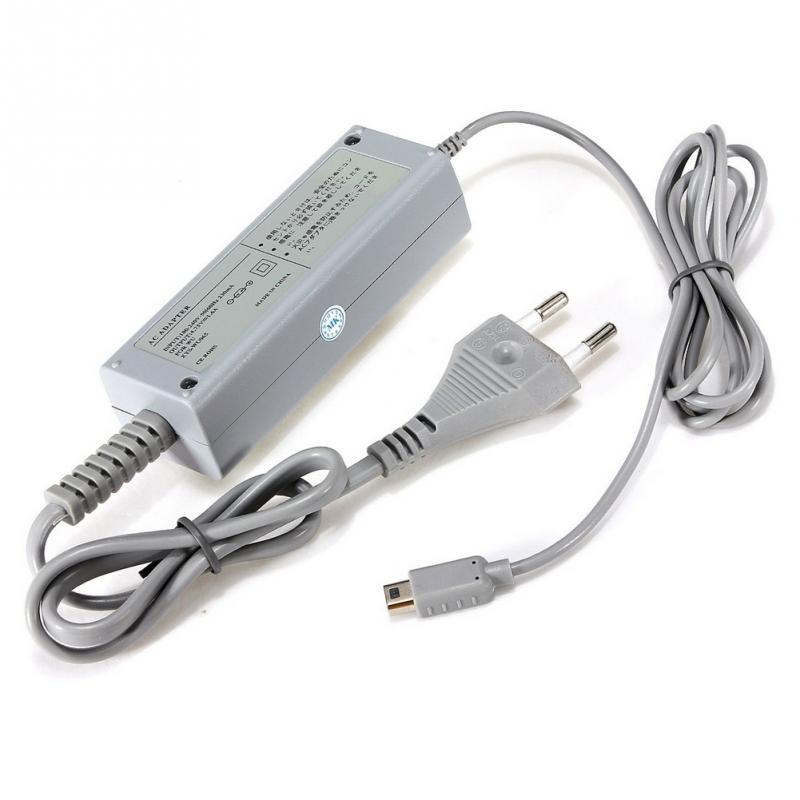Power Charger Adapter 100V-240V Wall Adapters Power Charger for Nintendo Wii U Gamepad Game Controller