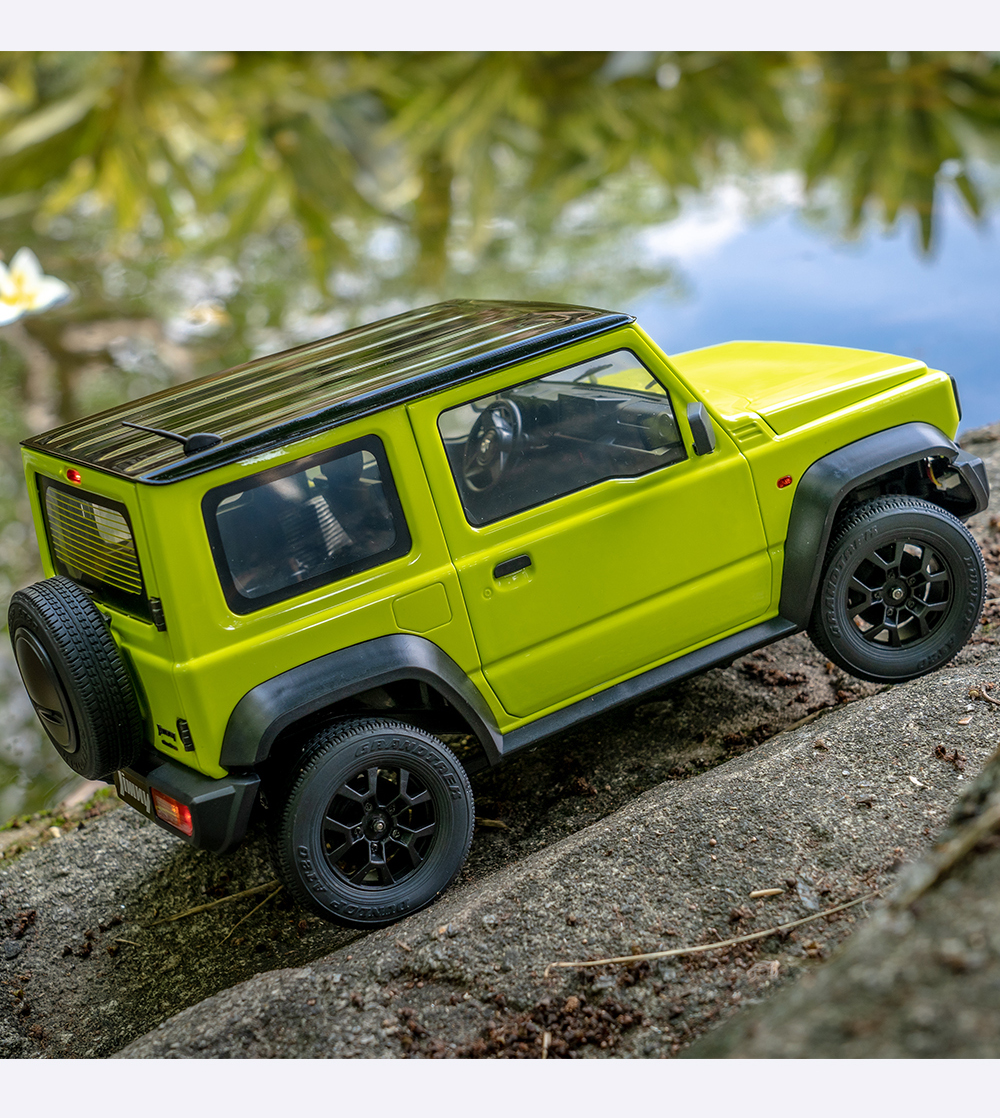 Eachine&FMS RC12002 RTR 1/12 RC Car with 2.4G Two Speed Transmission RC Crawler with LED Lights for RC Model Car Enthusiasts for JIMNY - Photo: 23