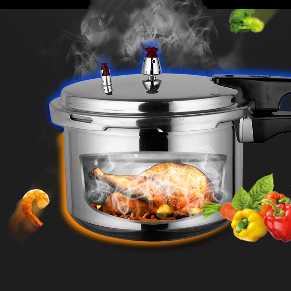 3L / 11L / 17L Pressure Cooker Commercial Grade Pressure Cooker Kitchen Pot Utensil 18