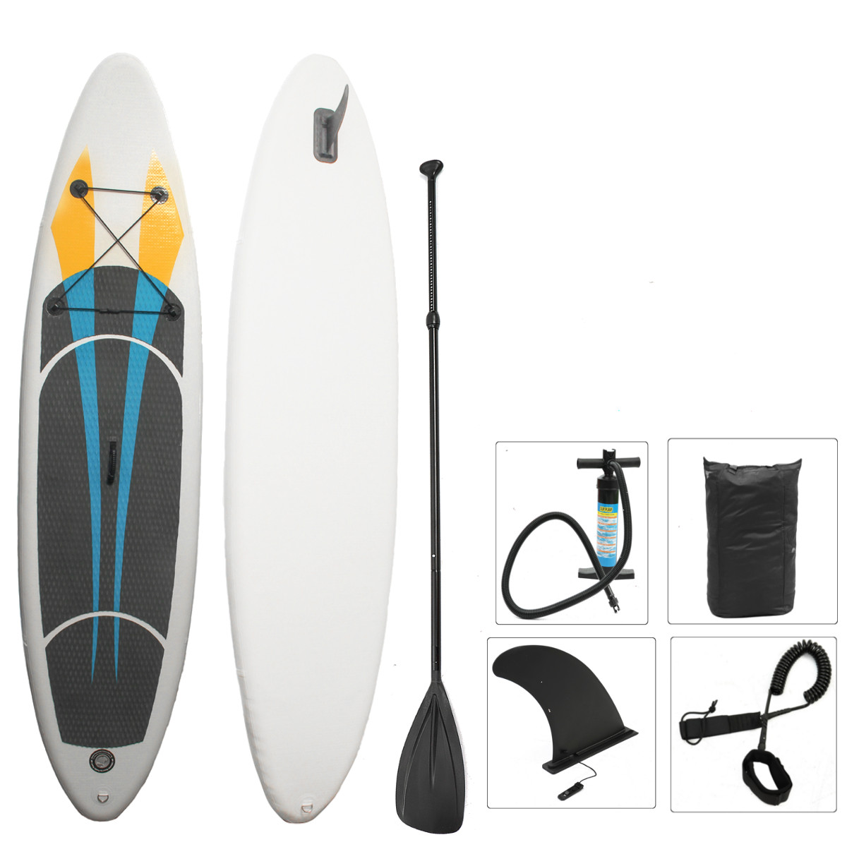 

330x76x15CM 10FT SUP Надувные наборы для серфинга Soft Подставка для серфинга в стойке с 3-мя фишками