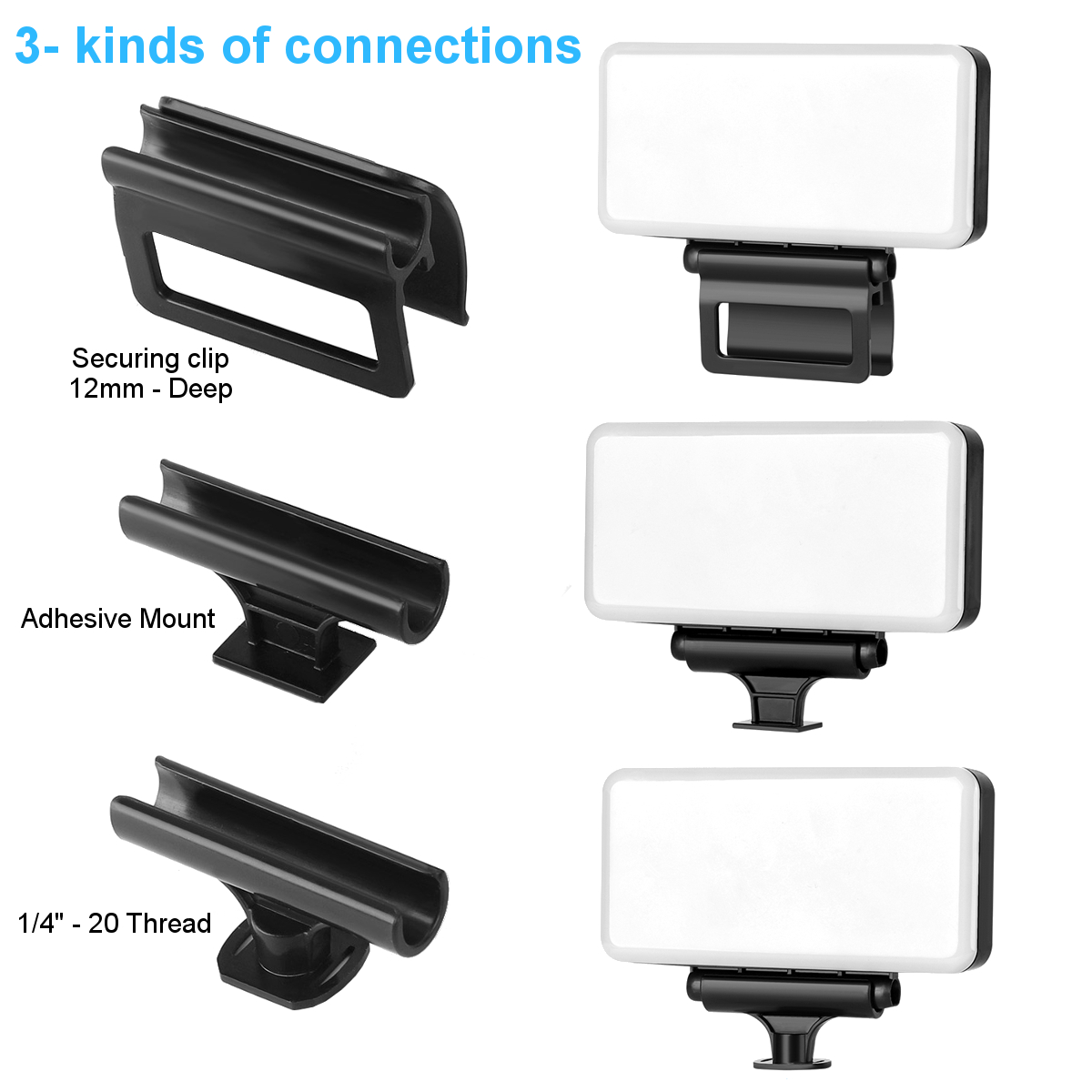 Z1 Professional 3 Light Modes 2600-6000K Stepless Adjustable Mini Digital Fill light