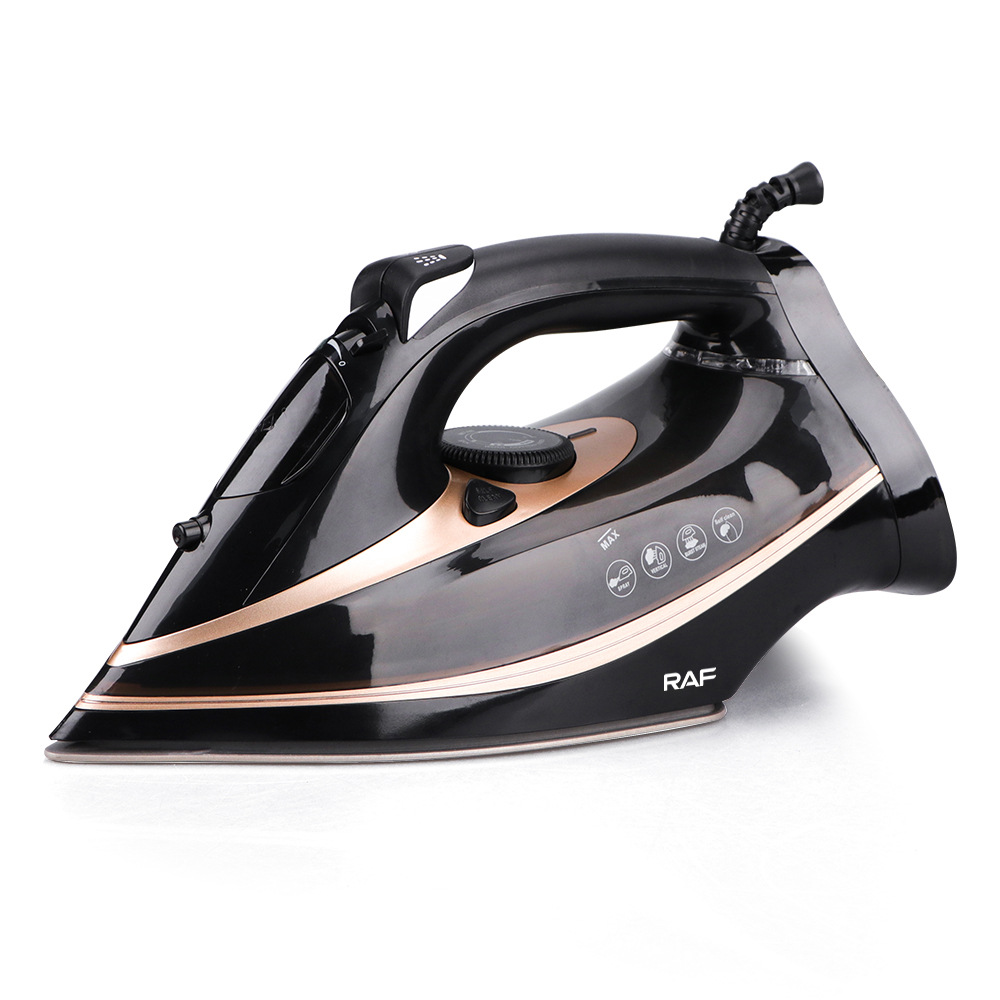 RAF R.1215 Electric Iron with 3 Temperature Adjustment Gears and 2600W Power Coated Bottom for Smooth Ironing Experience and Mechanical Temperature Control for Precision Ironing