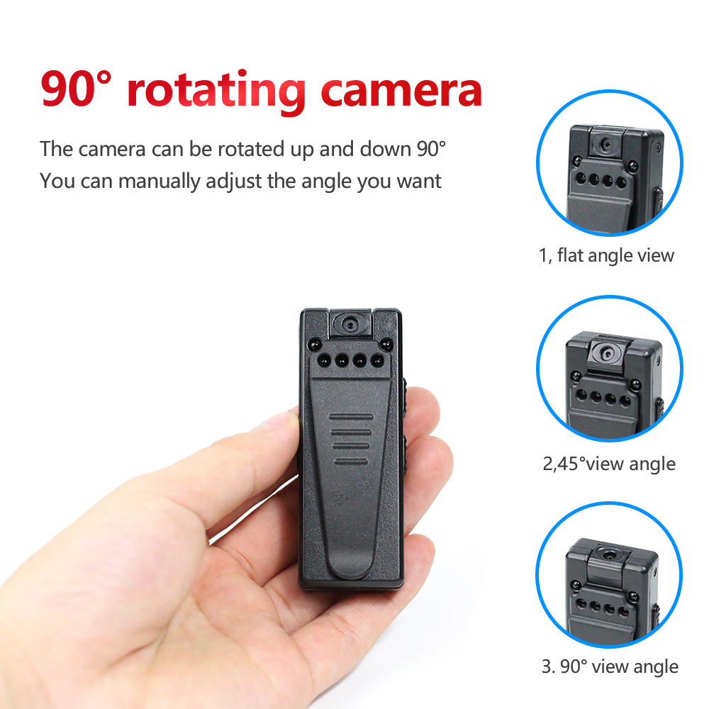 HD 1080P Mini Portable Camera Video Recorder Action DVR Camera Body Monitor Detection Night Vision Micro Cam Recording Camcorder Z8