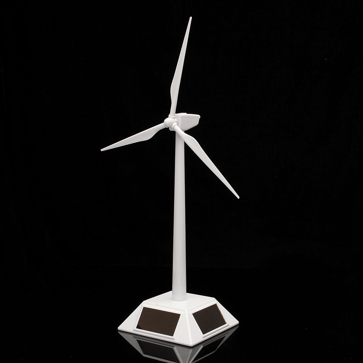 Plastic Solar Powered Windmill Wind Mill Turbine Teaching Tool & Desktop Display Tray Holder 13