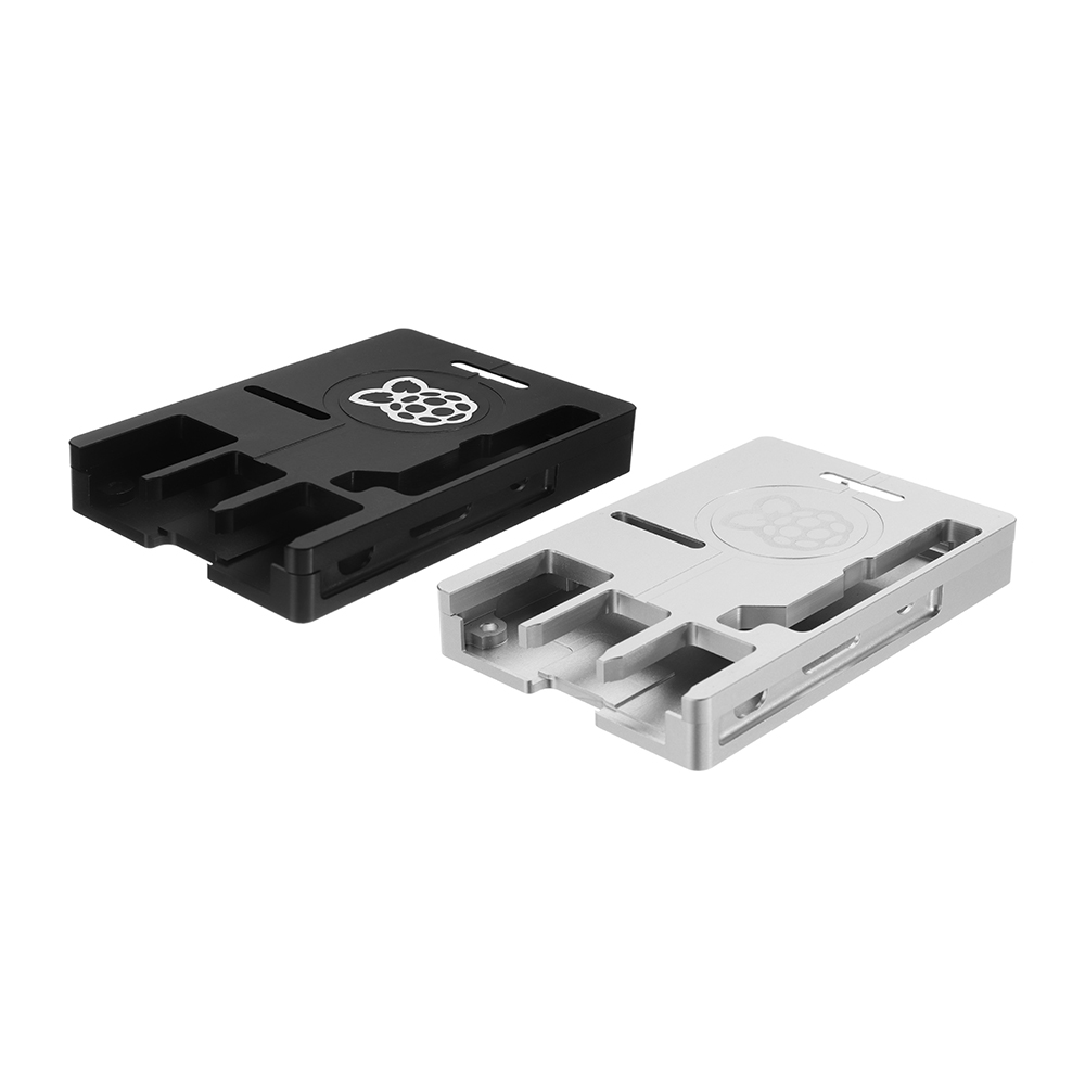 Ultra-thin Aluminum Alloy CNC Case Portable Box Support GPIO Ribbon Cable For Raspberry Pi 3 Model B+(Plus) 14