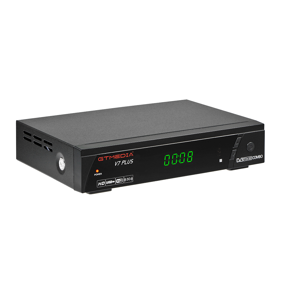 GTmedia V7 Plus H.265 DVB-S2/T2 Satellite TV Receiver Tuner Support Cccam  PowerVu Newcam