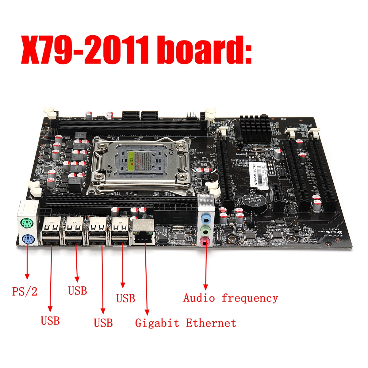 X79-2011 Small Board Mainboard Motherboard For LGA2011 Xeon Series CPU DDR3 1066/1333 For Intel X79 12