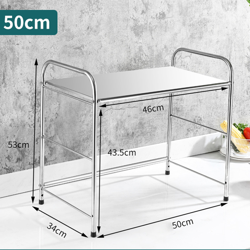 Bakeey 50/60cm Single Layer Microwave Oven Rack Stainless Steel