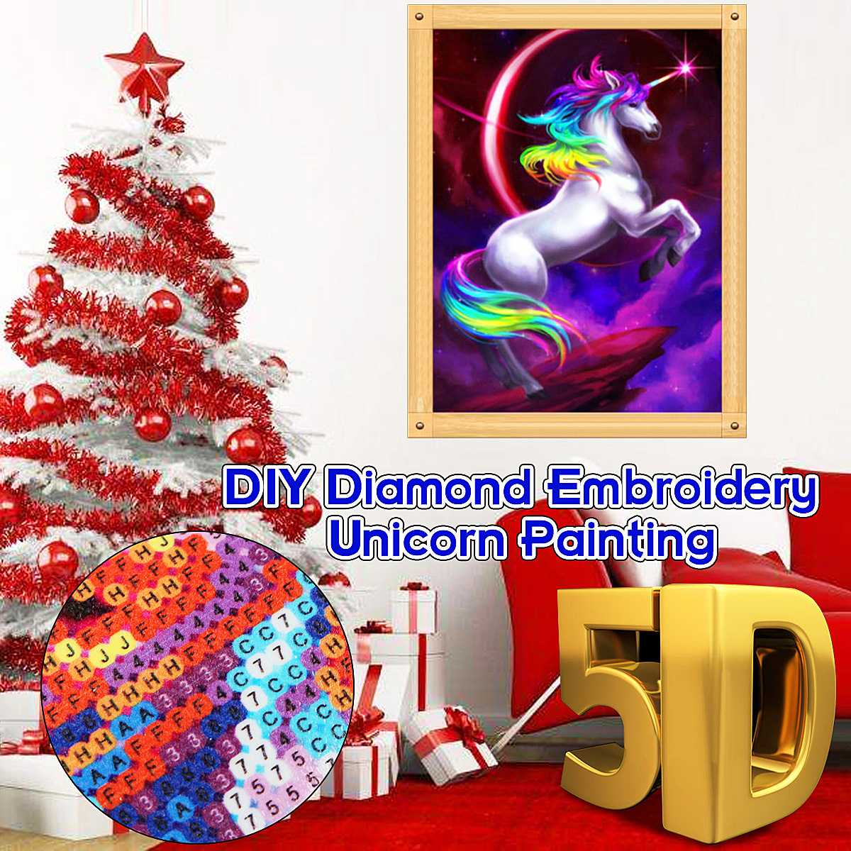 30*40cm DIY Diamond Painting Full of Diamonds Art Craft Kit Handmade Wall Decorations Gifts for Kids Adult