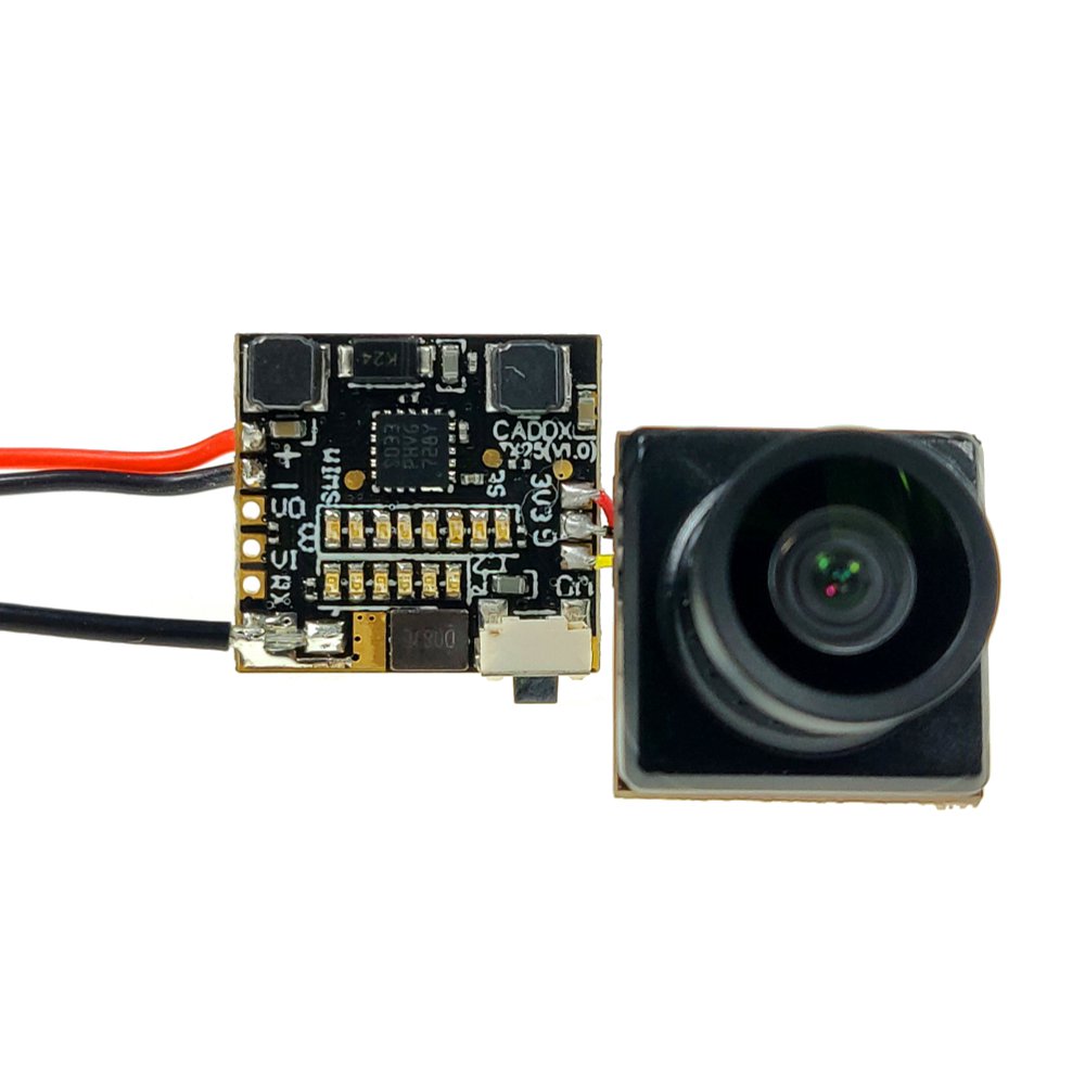 Caddx Firefly 1/3" CMOS 1200TVL 2.1mm Lens 16:9 / 4:3 NTSC/PAL FPV Camera With VTX For RC Drone - Photo: 2