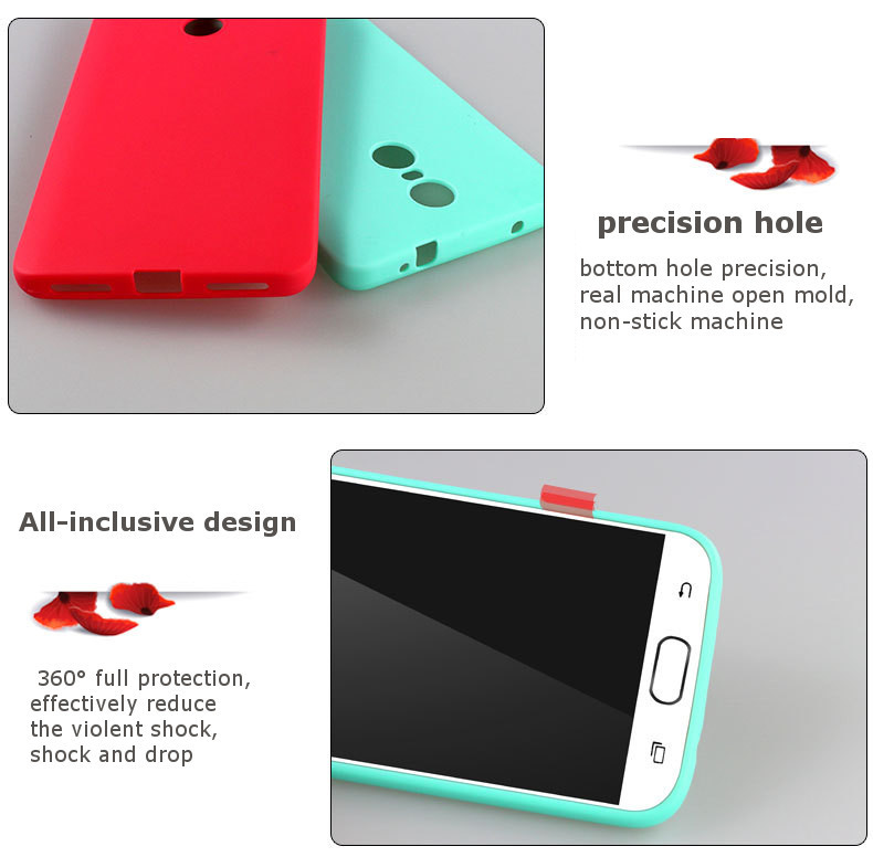 Candy Color Scrub TPU Soft Protective Case For Xiaomi Redmi Note 4/Redmi Note 4X 4G+64G