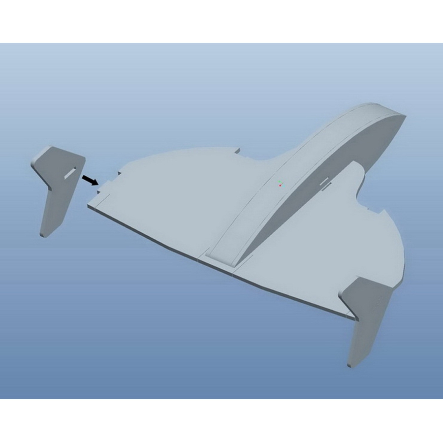 Z-56 380mm Wingspan KT Board Mini RC Airplane Kit - Photo: 3