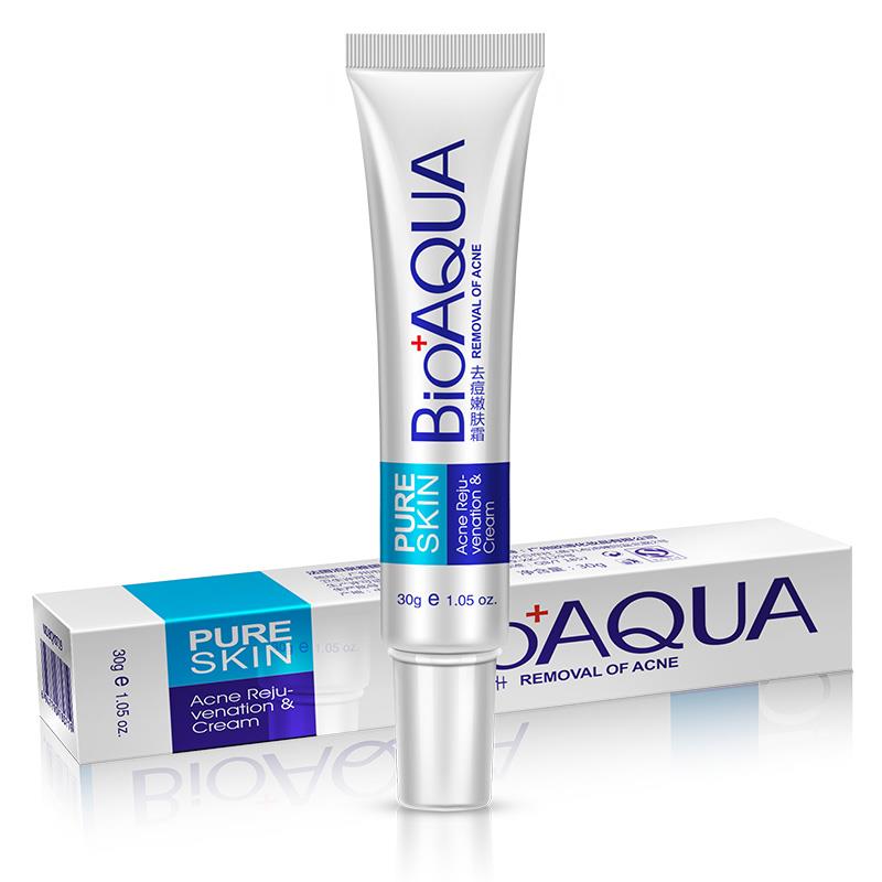 BIOAQUA Anti Acne Scar Mark Remover Removal Oil Control Shrink Pores Treatment Cream 