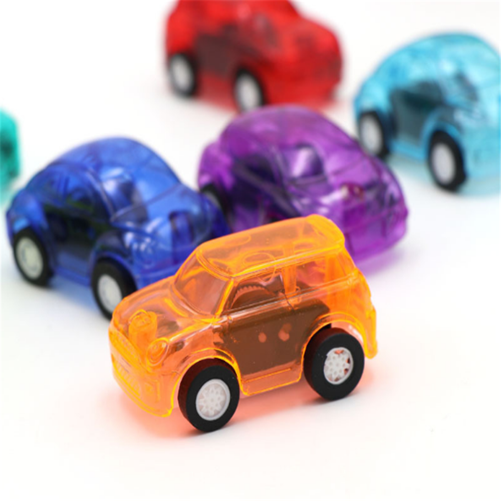 Transparent Mini Pull Back Car Plastic Toys Children's Toys